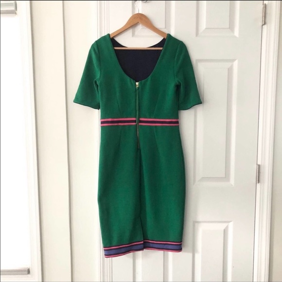 Boden Green Kaia Ottoman Sheath Dress 8R - Picture 5 of 6